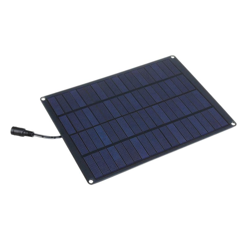 5W 18V Solar Panel Portable Waterproof Solar Power Panel USB Interface Suitable for Outdoor Camping Travel