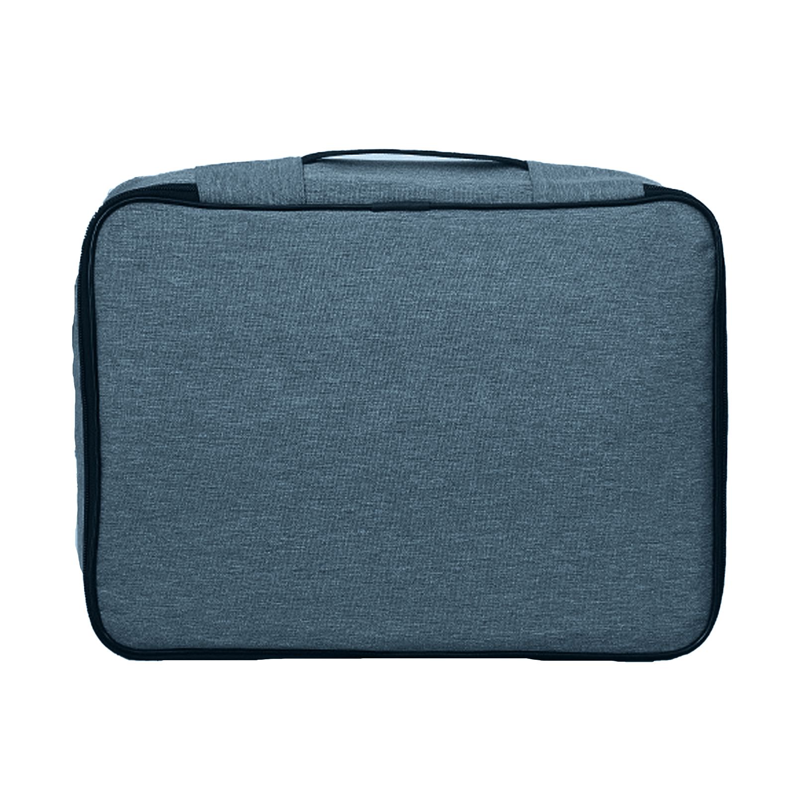 Filing Storage Box with Net Pocket Safe Photo Document Organizer