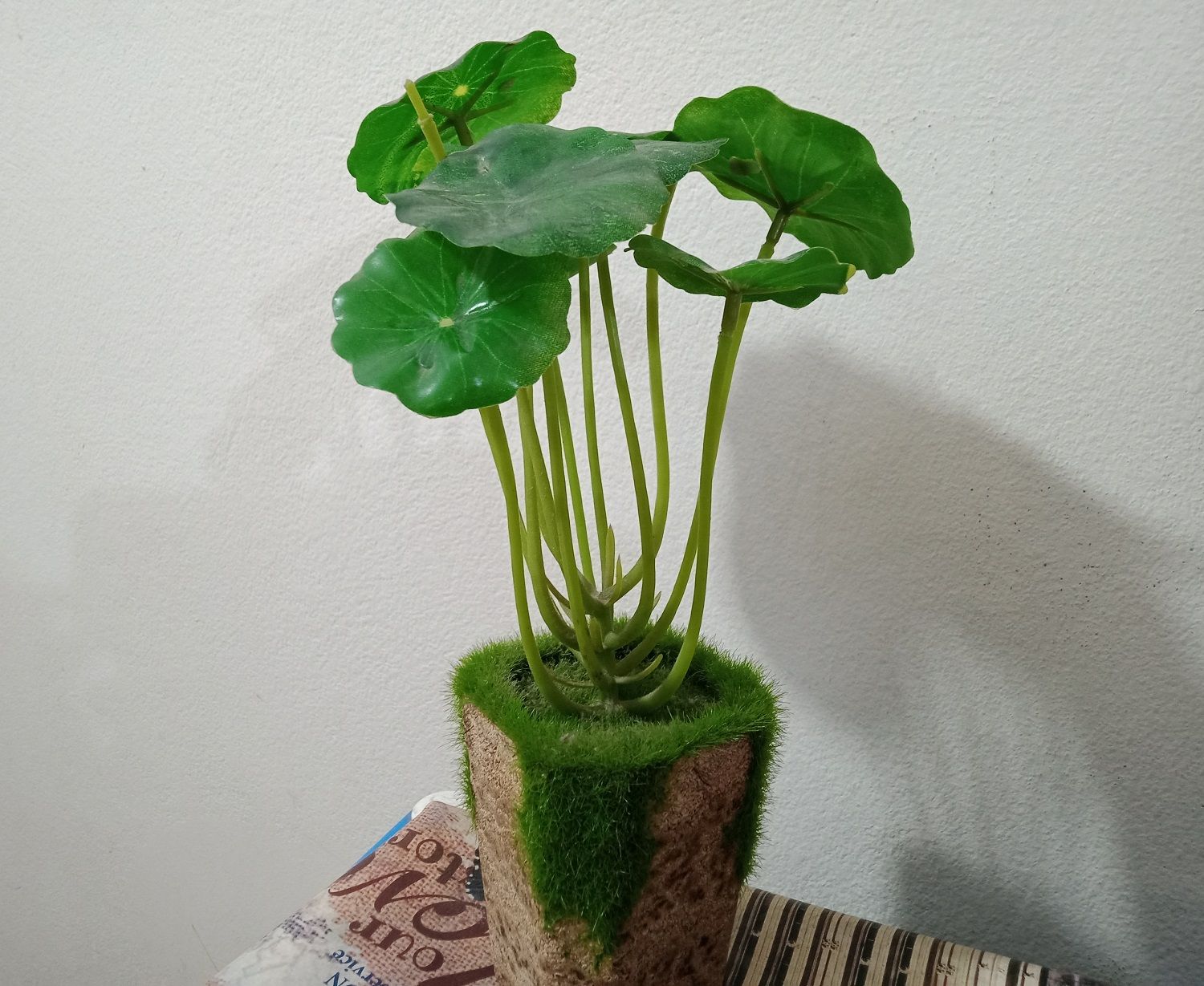 Artificial lifelike natural plant tree with pot for home office decore