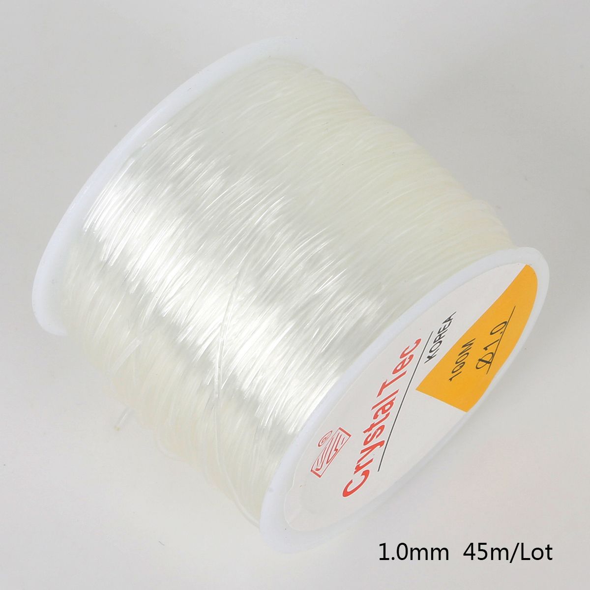 45-100m/roll Round Crystal Elastic String Beaded String 0.5-1mm Bracelet DIY Elastic String Necklace Jewelry Making