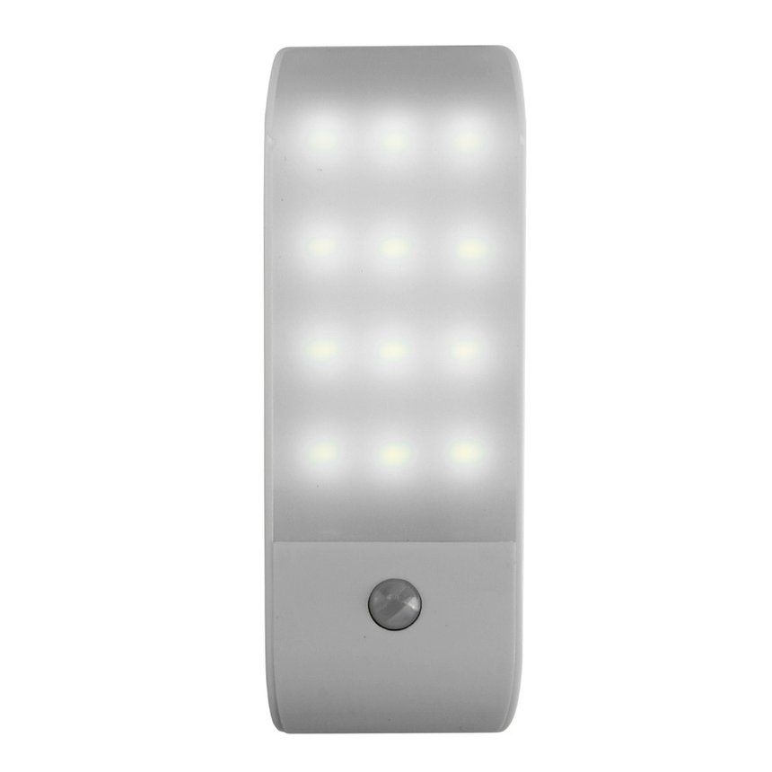 TE 12 LED PIR Infrared Stick-on Rechargeable Wardrobe Night Light USB Motion Detector Induction Sensor Closet Corridor Lamp 5V