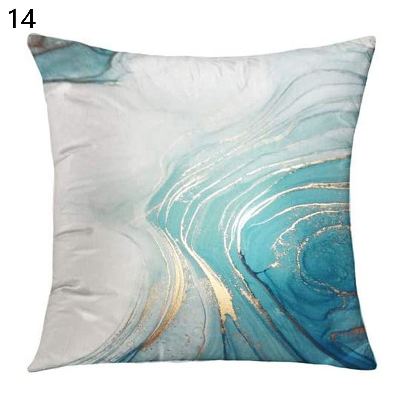 low Case Soft Texture Marble Printed Sofa low Cover