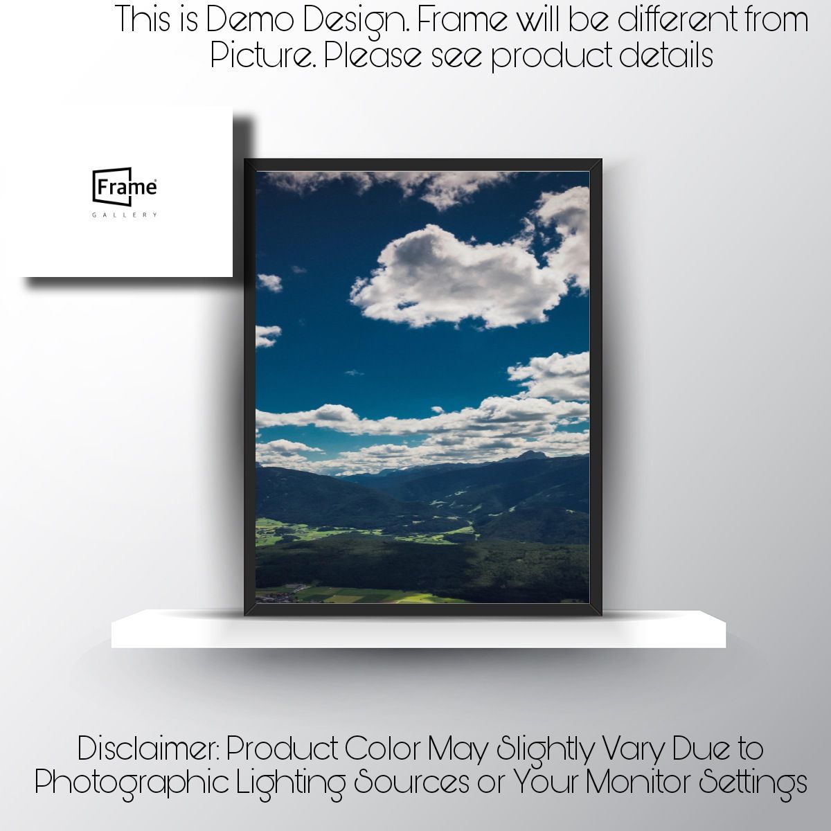 Beautiful Mountain Scenery Wall Frame / Wall Photo Frame for Home Decor