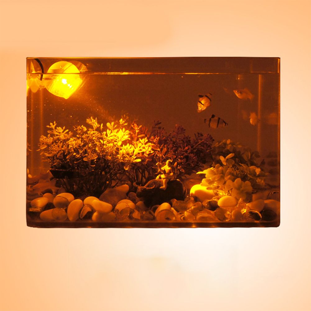 Yfashion LED Diving Spotlight for Aquarium Fish ank Decor Lighting EU Plug 110-240V