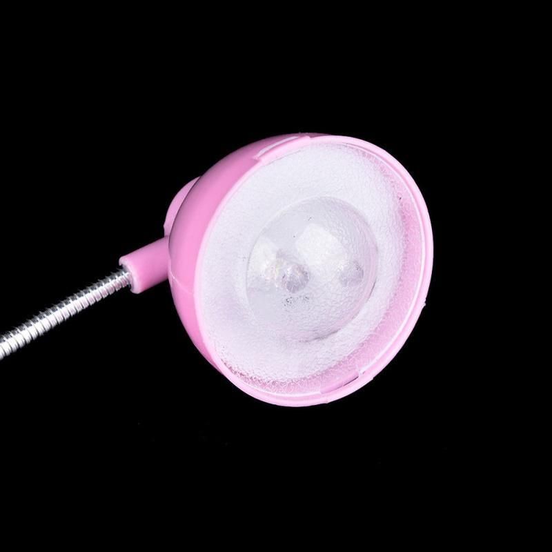 Adjustable Clip On Book Reading Light Eye Protection Mini LED Bedside Table Lamp
