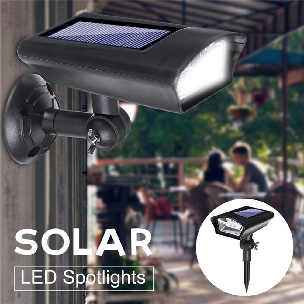 Decor Living  2In1 Solar Powered LED Dummy Camera Security Wall Light Street Lamp Light Control Watertproof IP65 Wall Mounted Landscape Lawn Lights Outdoor Garden Home