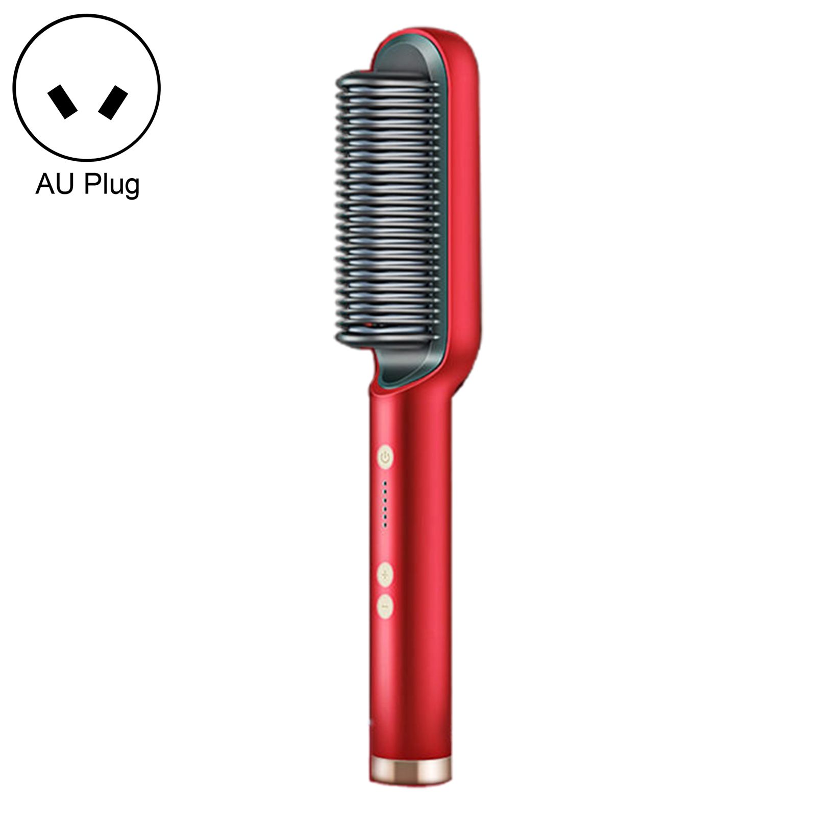 Hair Hot Comb Brush 2 In 1 Multi-purpose Electric Hair Straightener Curler