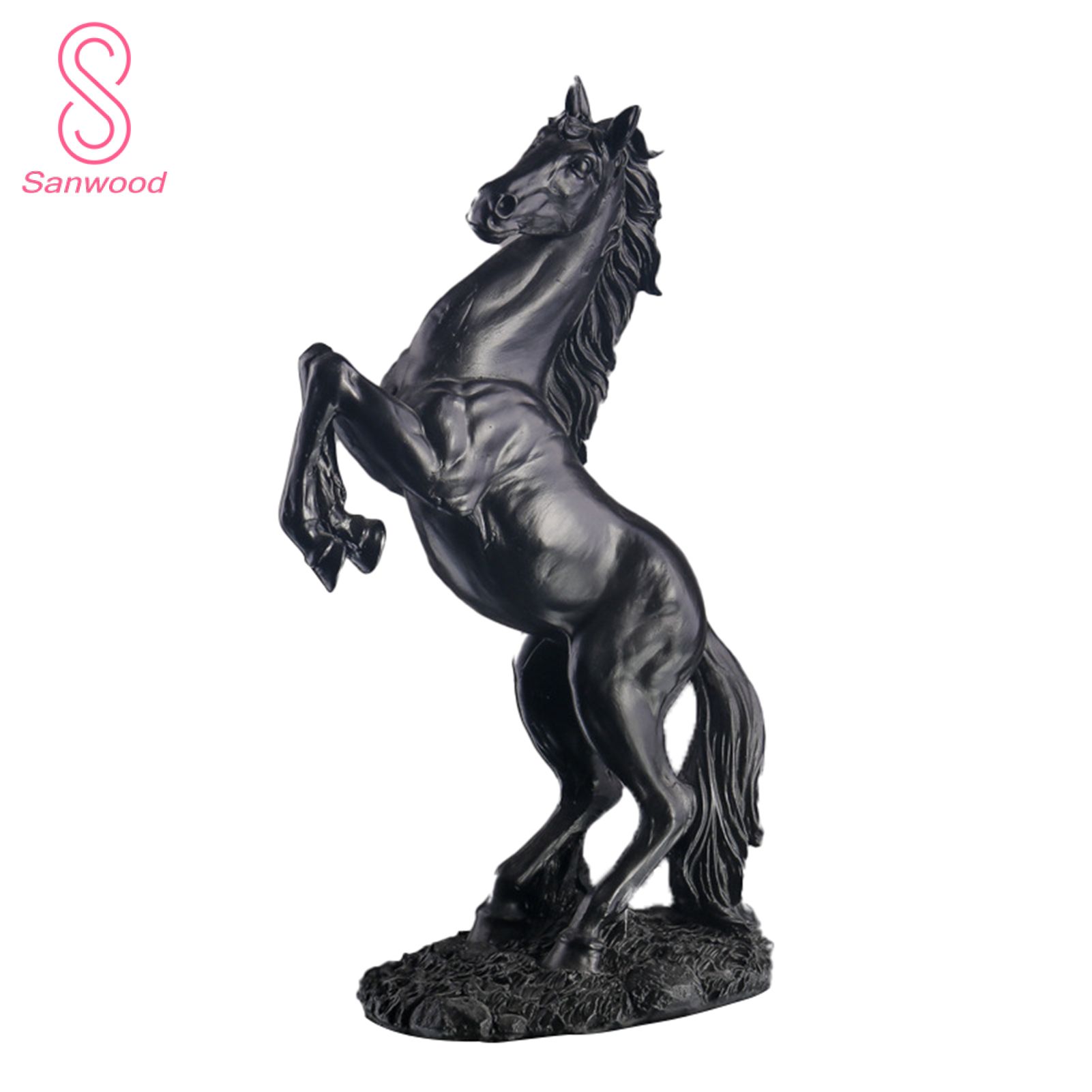 Animal Figurine No Odor Modern Style Standing Horse Statue
