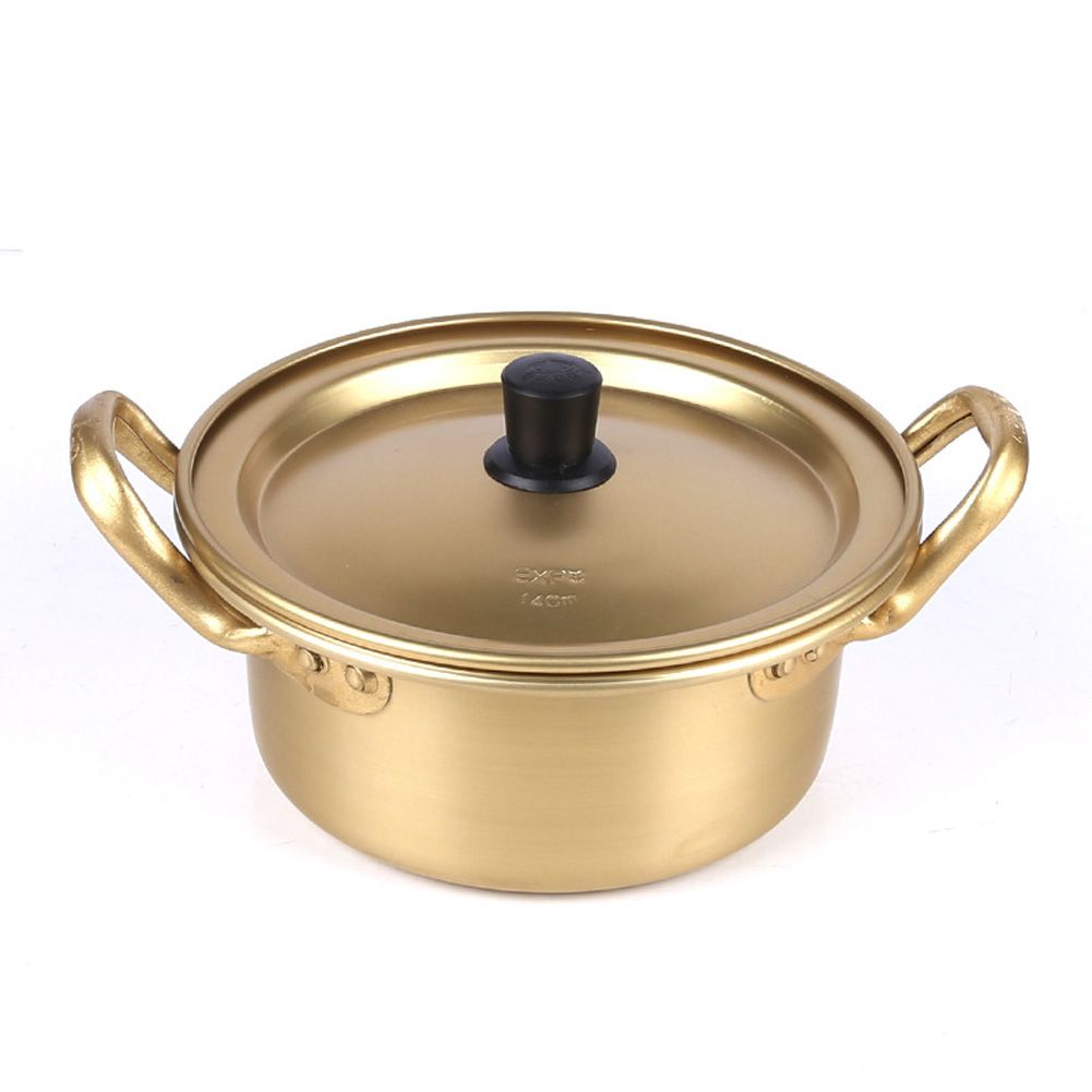 Yfashion Soup Pot Aluminum + Oxide Coating Pot for Hot Pot Instant Noodles Cooked