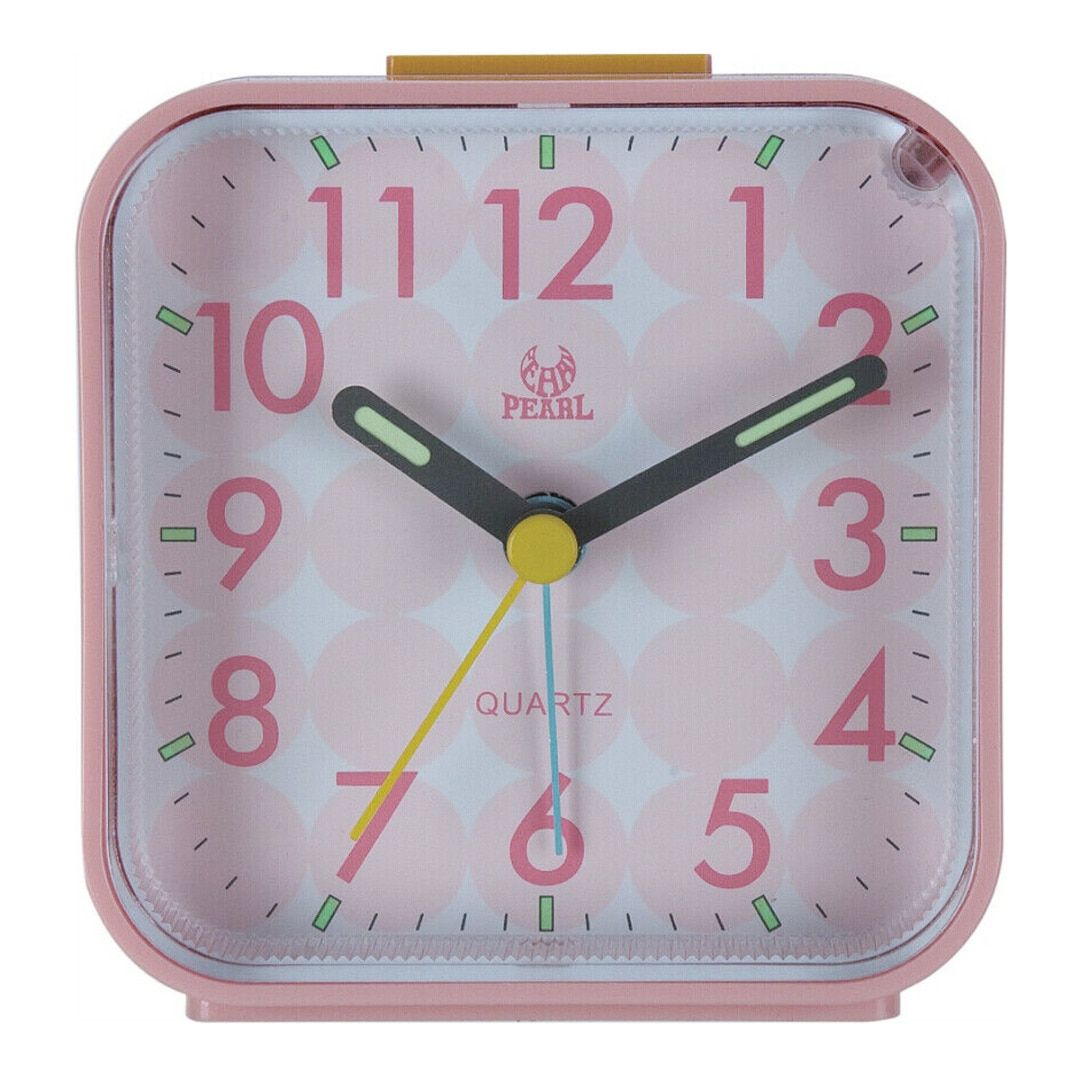 Home Digital Needle Alarm Clock Plastic Square Luminous Alarm Clock Bedside Silent No Tick Child Home Bedroom Snooze Clock