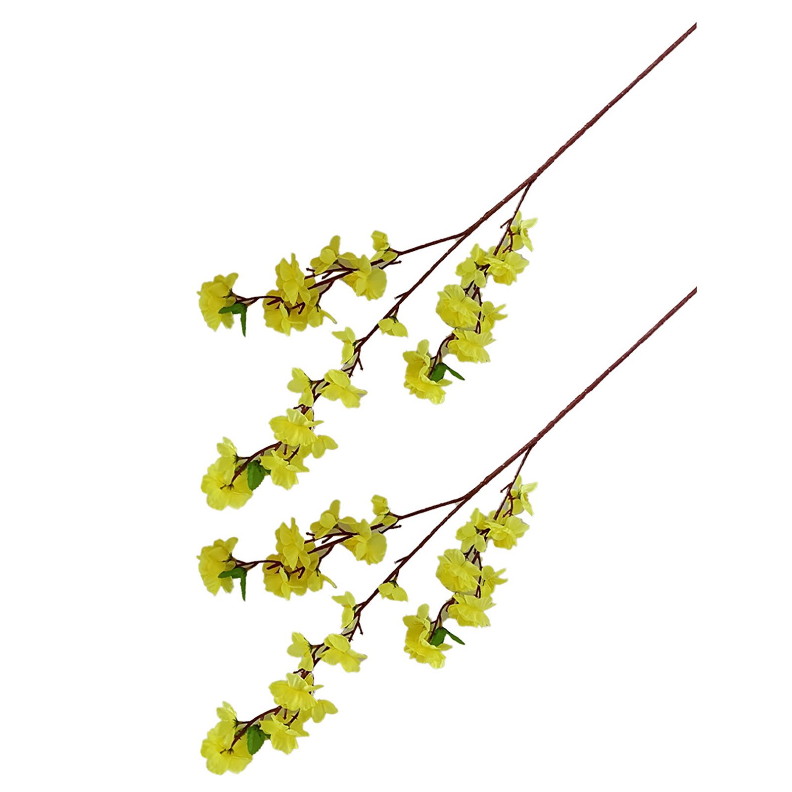 Artificial Flower Branches No Odor Fake Peh Blossom Decoration