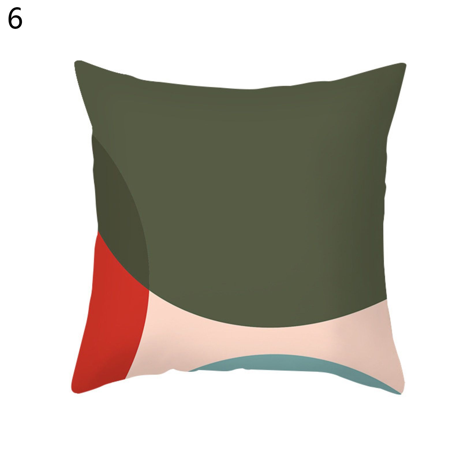 Pillow Case Shrink Resistant Assorted Abstract Square Pillow Case