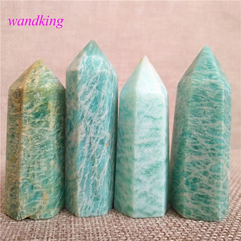 (50-60mm) Natural amazonite quartz crystal wand