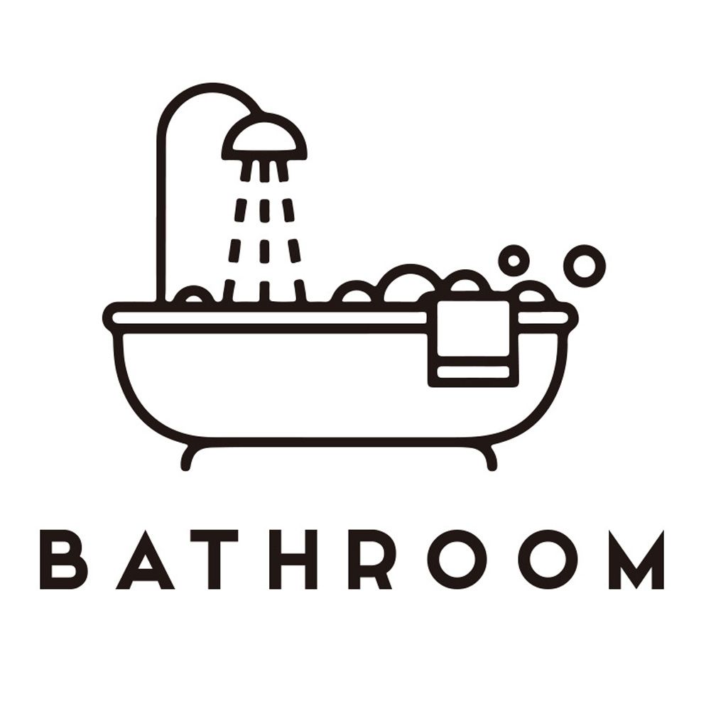 Yfashion Bathroom Bathtub Pattern Personalized Decoration Wall Sticker Background Decal