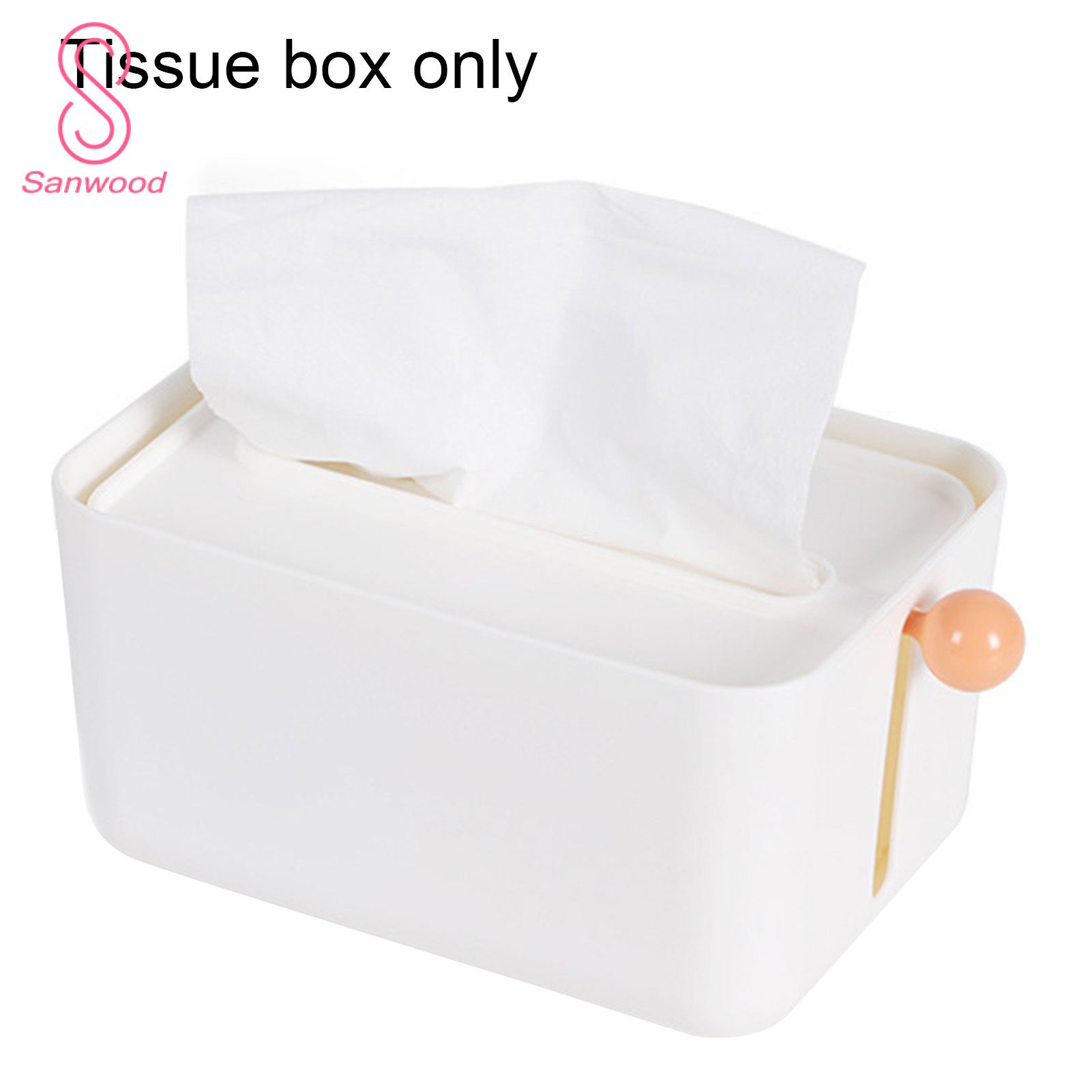 Toilet Paper Container Detachable Minimalist Wide Application Facial Paper Container Dispenser