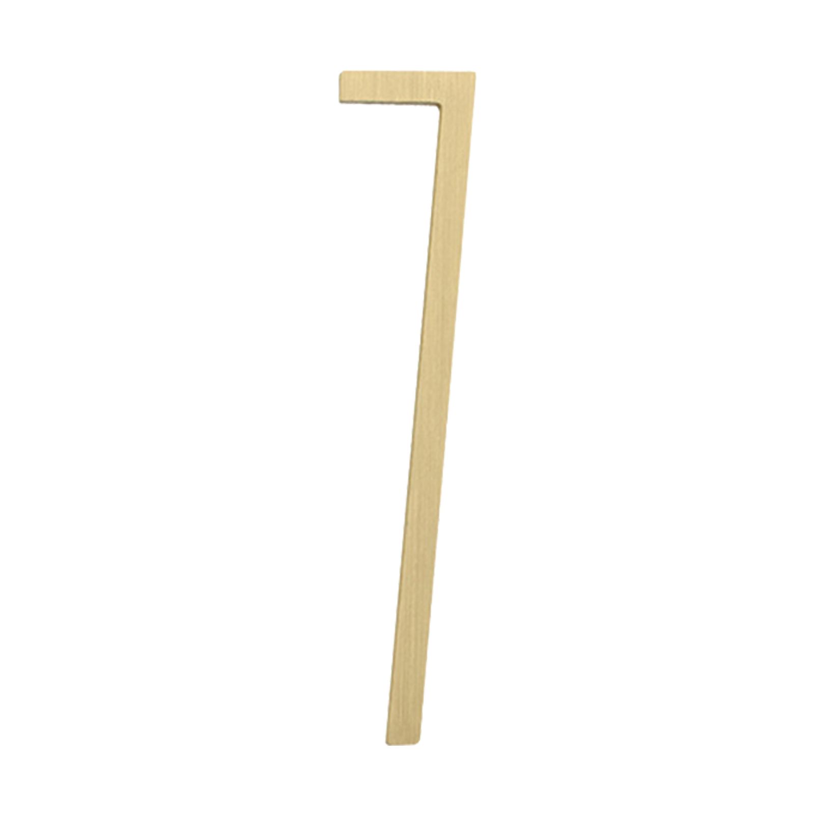 Door Number Waterproof 1-9 Brass Door Number
