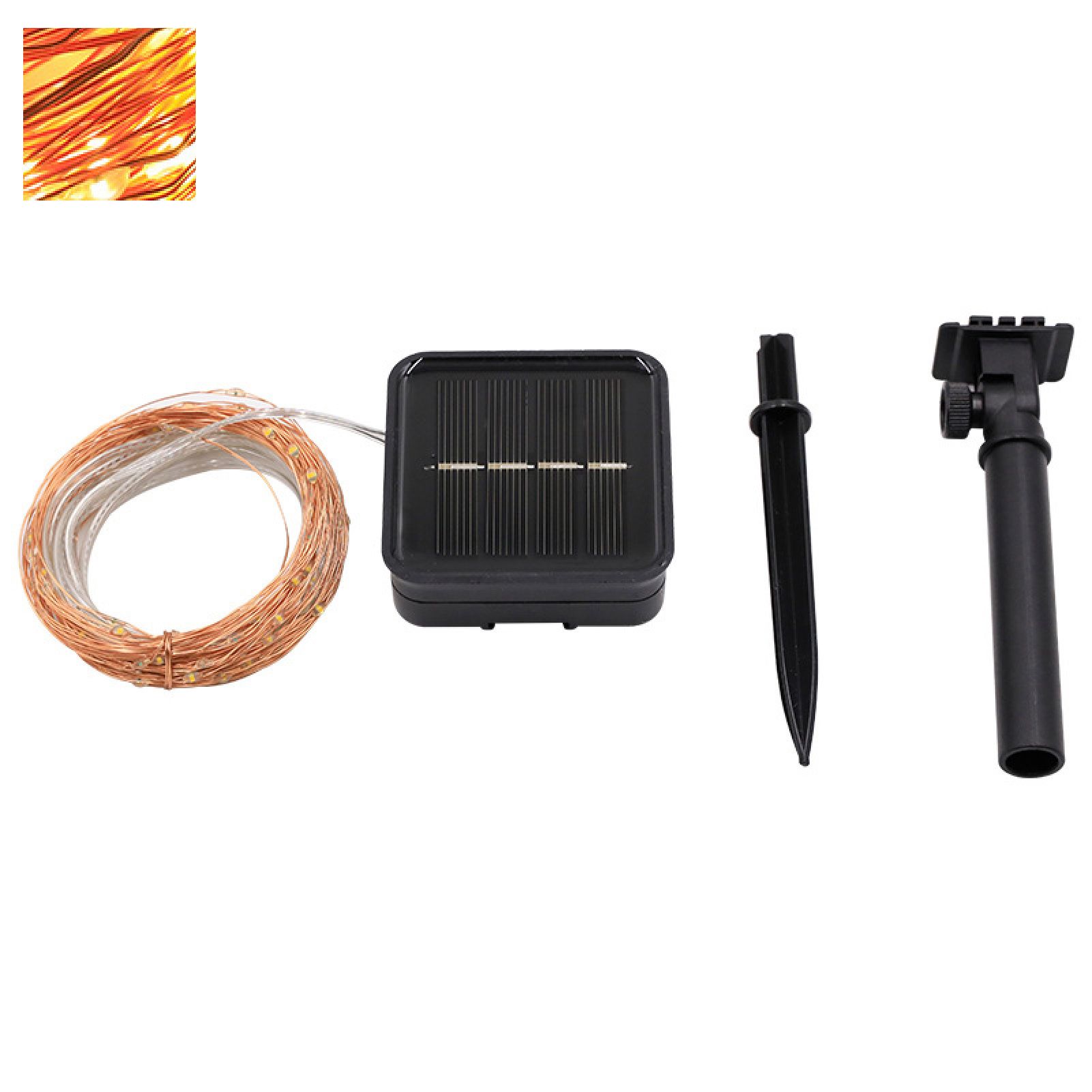 Solar Fairy Lights Attrtive 12m 8 Modes Waterproof String Lights
