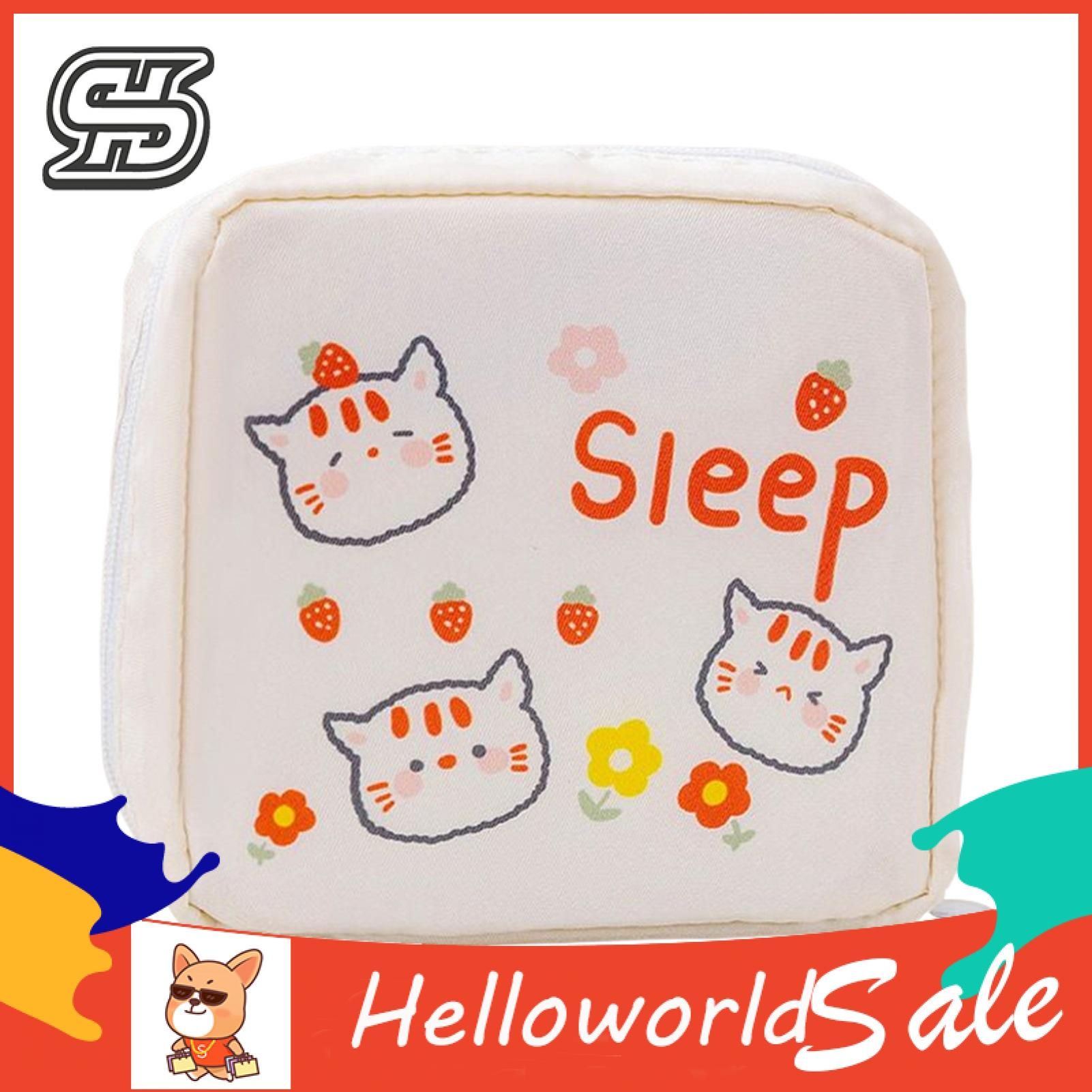 HelloWorld Organizer Pouch Comfortable Touch Keep Tidy Convenient Storage Pouch