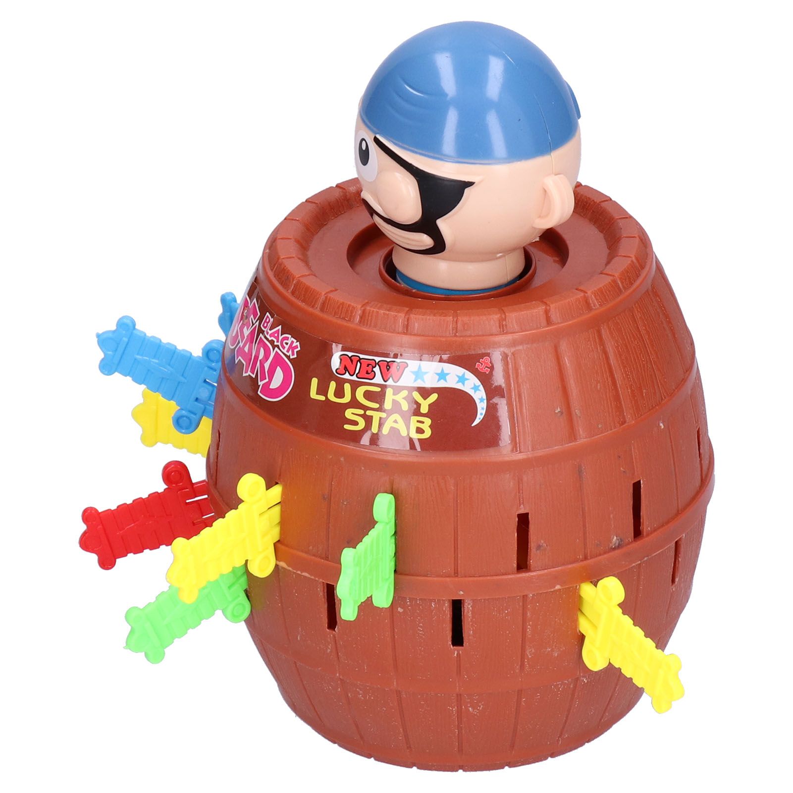 Himeng La Funny Jumping Popping Toy Figure Barrel Interesting Tricky Party Gathering Game Set