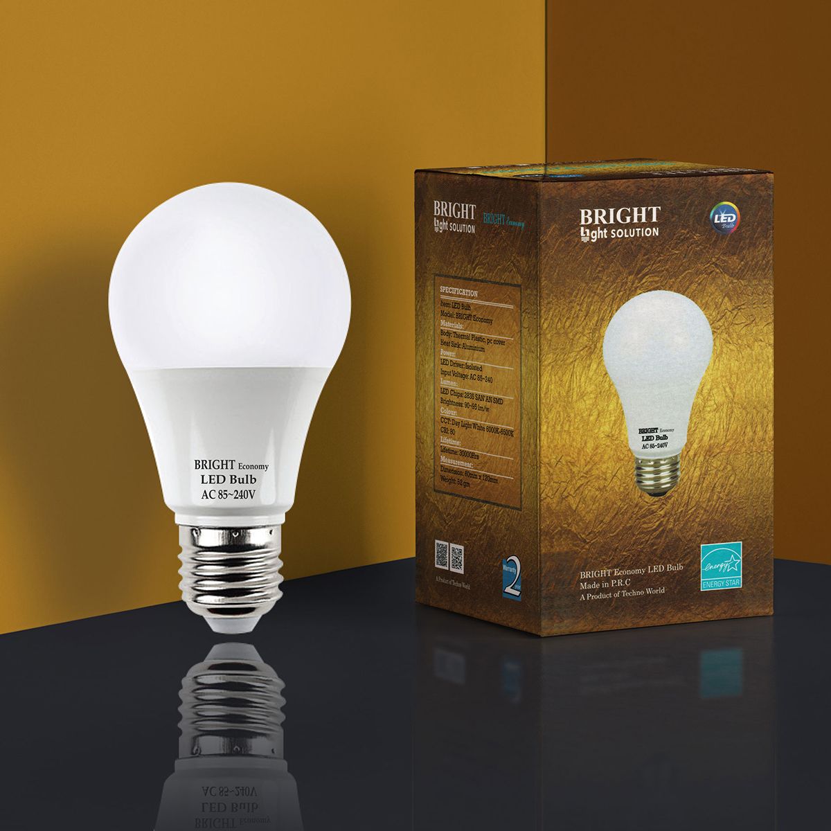 Bright Economy AC LED Bulb-10w (A series)