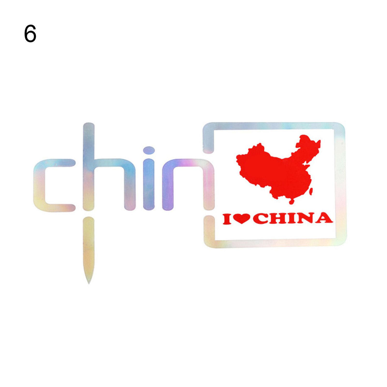 Car Body Sticker Durable Reflective China Car Rear Sticker