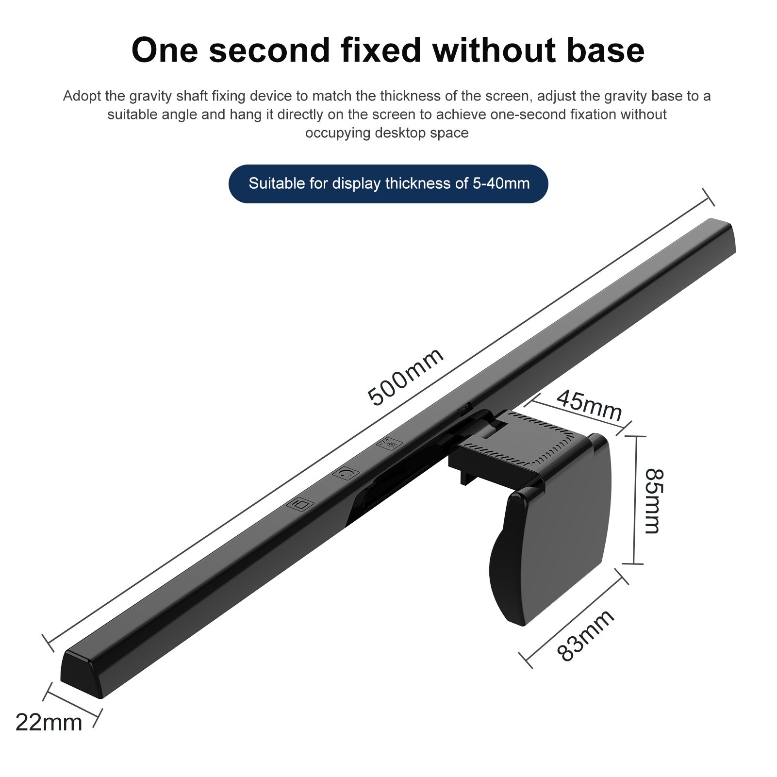LED Light Dimmable USB Desk Lamps Screen Light LED Table Lamp Eye Protection Reading Lamp Save Space