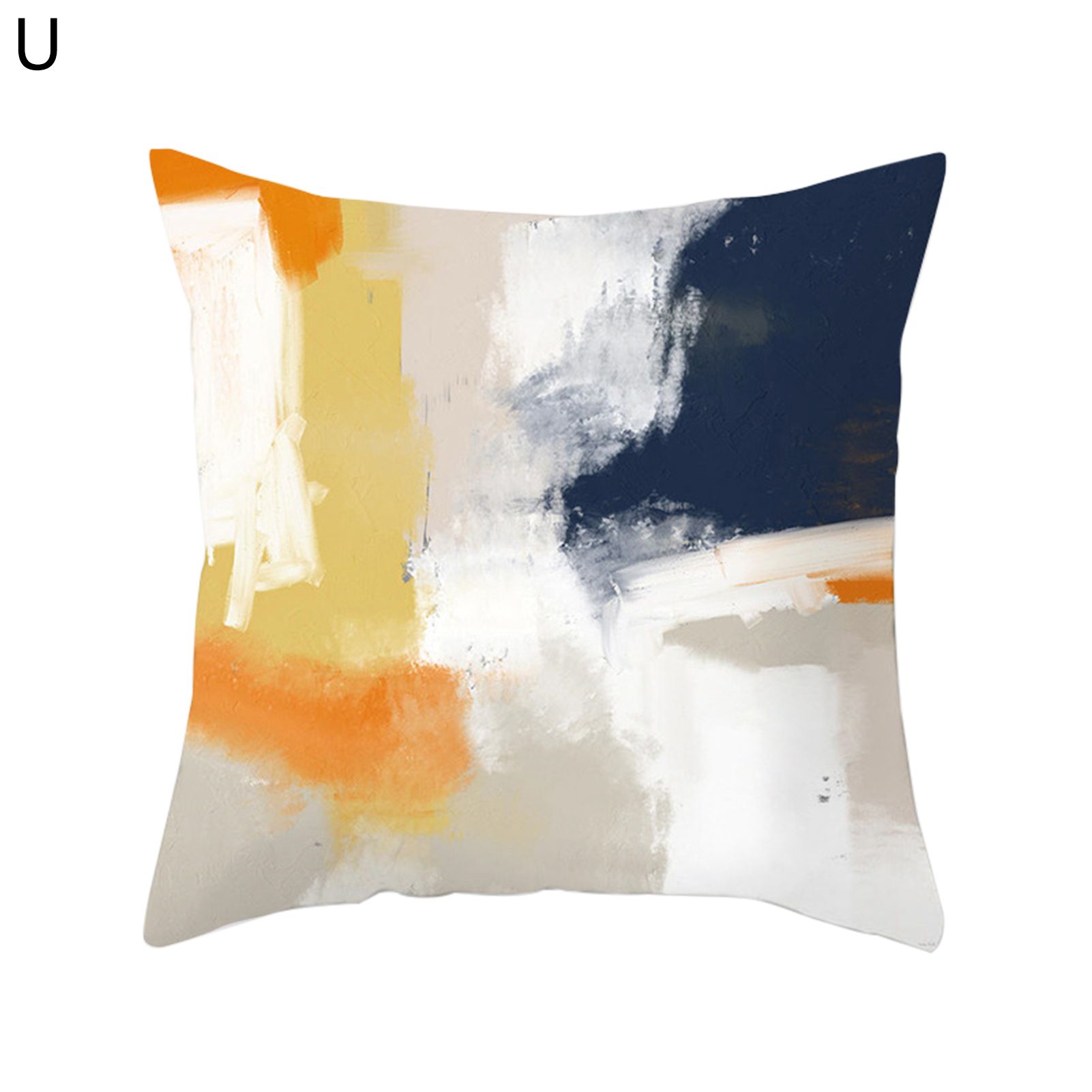 Cushion Case No Burr Decorative Oil Painting Cushion Throw Cover