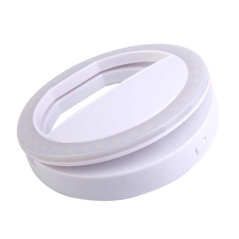 Universal Selfie LED Ring Flash Light Portable Mobile Phone 36 LEDS Selfie Lamp Luminous Ring Clip