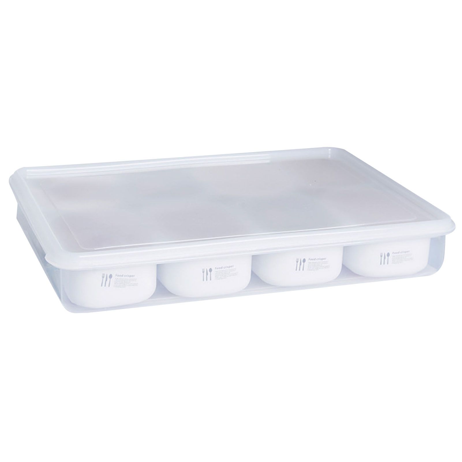 Food Storage Box Stkable 8 Grids Garlic Onion Food Storage Case