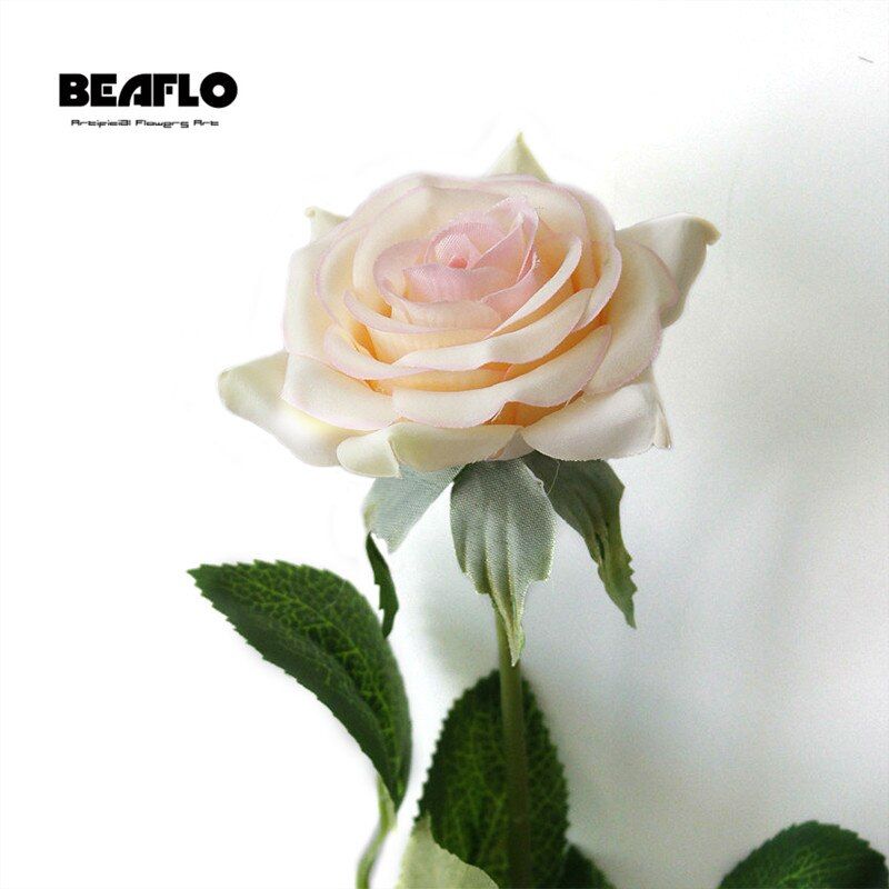 1PC Romantic Artificial Rose Flower DIY Silk flowers fresh Flores for Wedding Party Home Holiday Decoration
