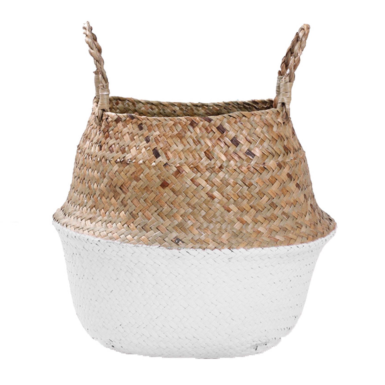 Rattan Laundry Basket Handmade Convenient Use Wicker Rattan Baskets
