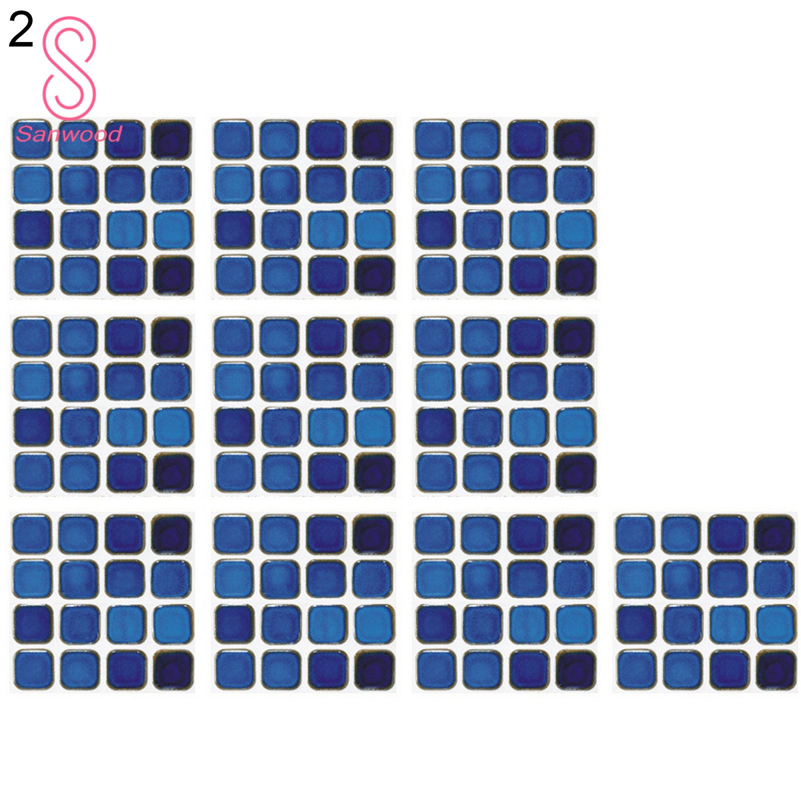 Wall Sticker Imitation Brick Pattern Tiles Decorative Stickers