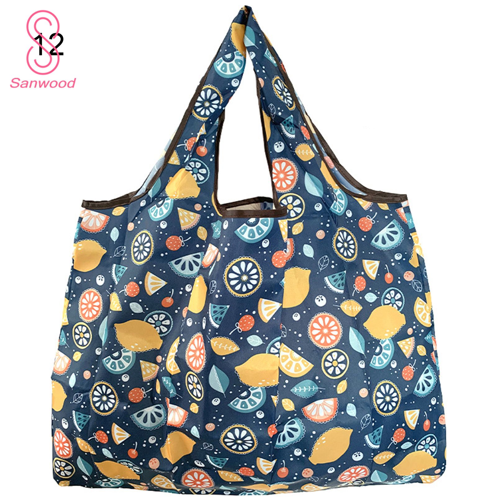 Shopping Bag Wear-resistant Reusable Exquisite Pted Shoulder Bag