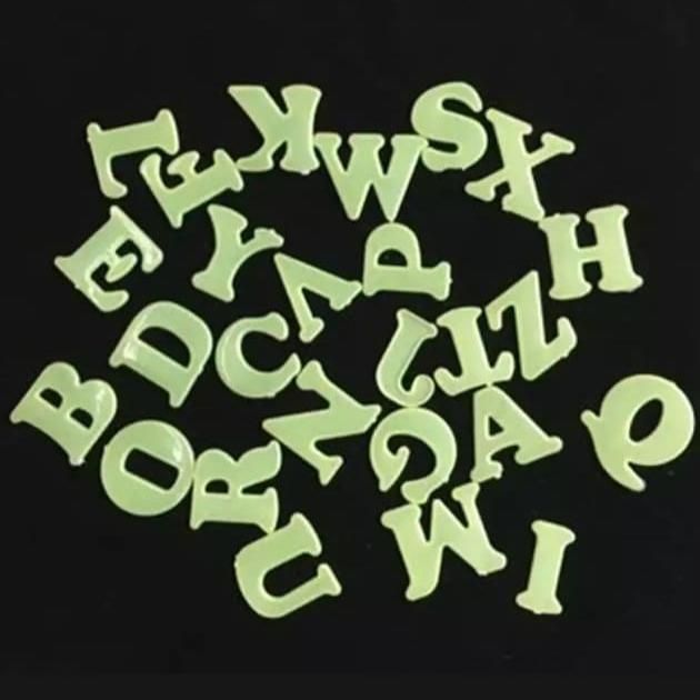 Night Glow Fluorescent Letters-A To Z pack