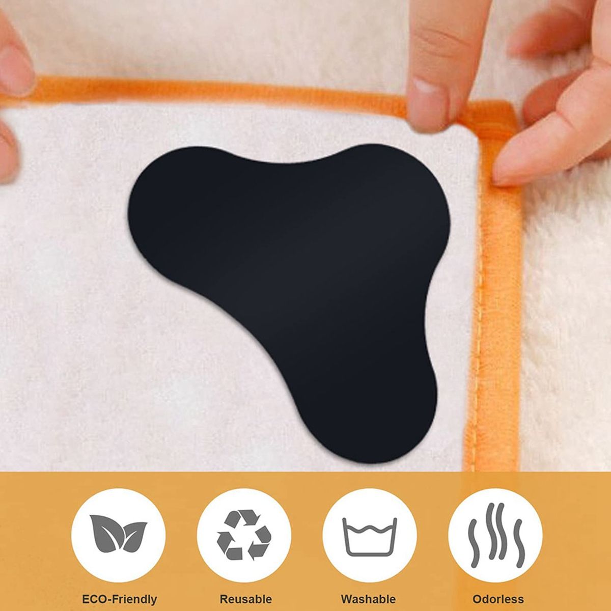 Rug Gripper 20 Pcs Double Sided Anti Curling Non Slip Rug Pad Rug Grippers for Area Rugs Keep Your Rug in Place & Flat