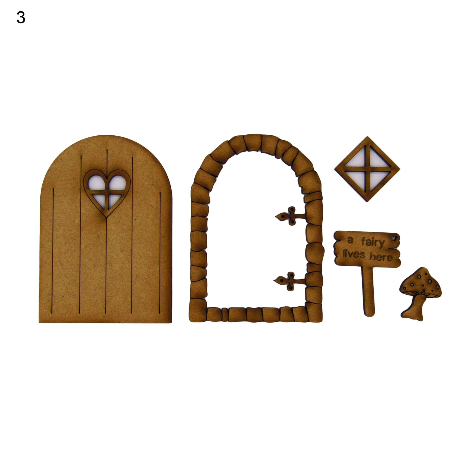 Door Sculpture Wide Application Aesttic Multi-purpose Wooden Statue