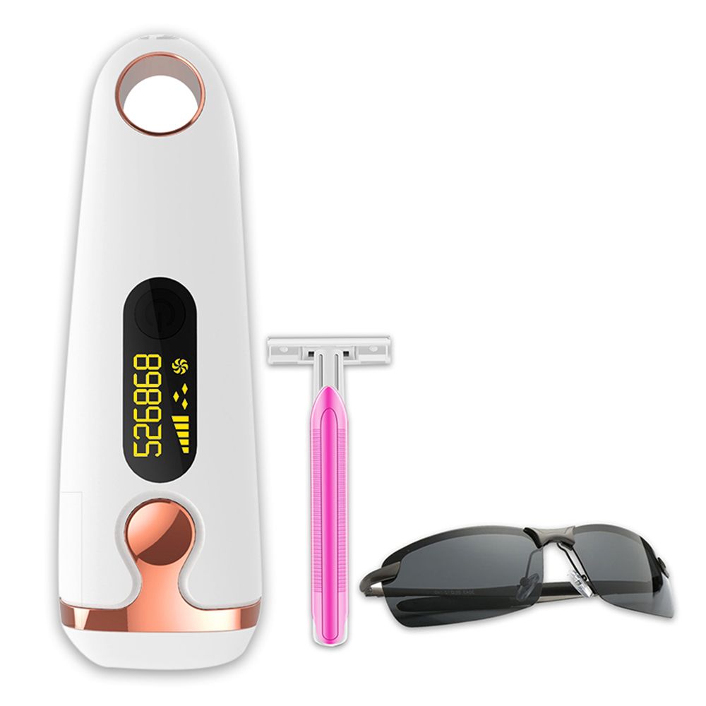 Hair Removal IPL Hair Removal System Painless Facial Whole Body At-Home Hair Remover Device for Women Men（UK Plug）