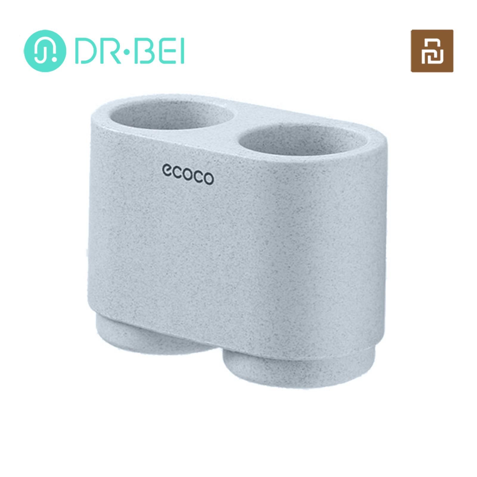 DR BEI Toothbrush Holder Wall Mounted Smooth Edges Magnetic Storage Rack