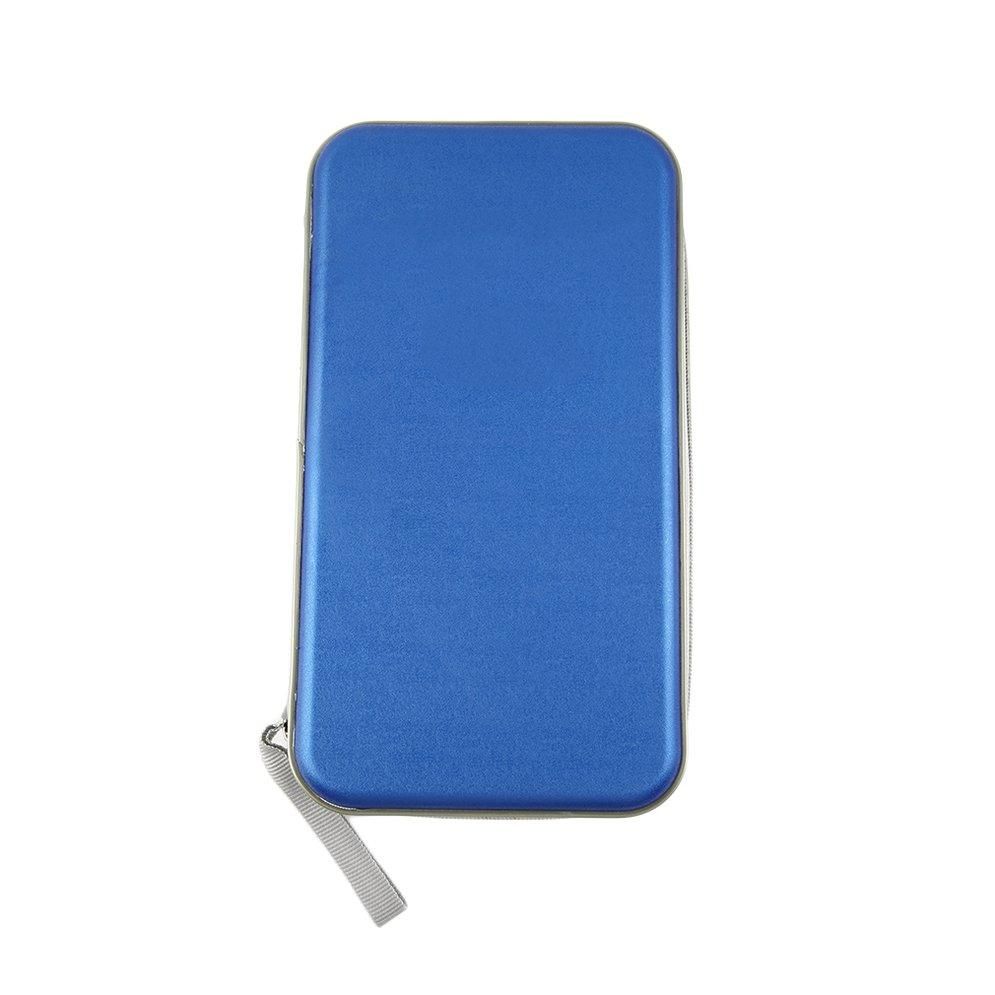 LALA Zipper Closure Disc Storage Case 80 PCS CD VCD DVD Holder Portable Hard Box