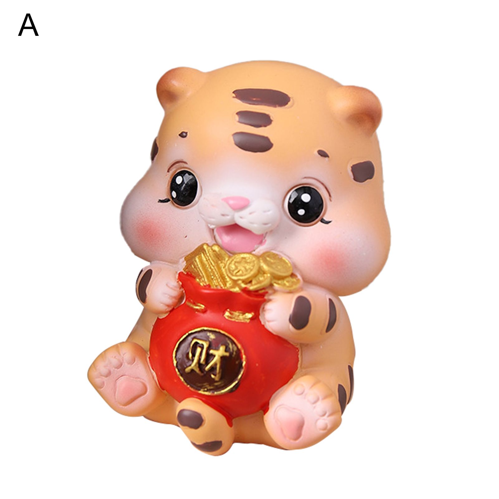 Tiger Sculpture Anti-deform Decorative Cute Tiger Sculpture