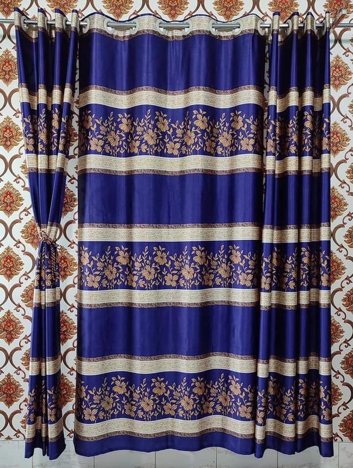 Synthetic Curtain Porda colour - Green,Blue, Maroon from - Suba International