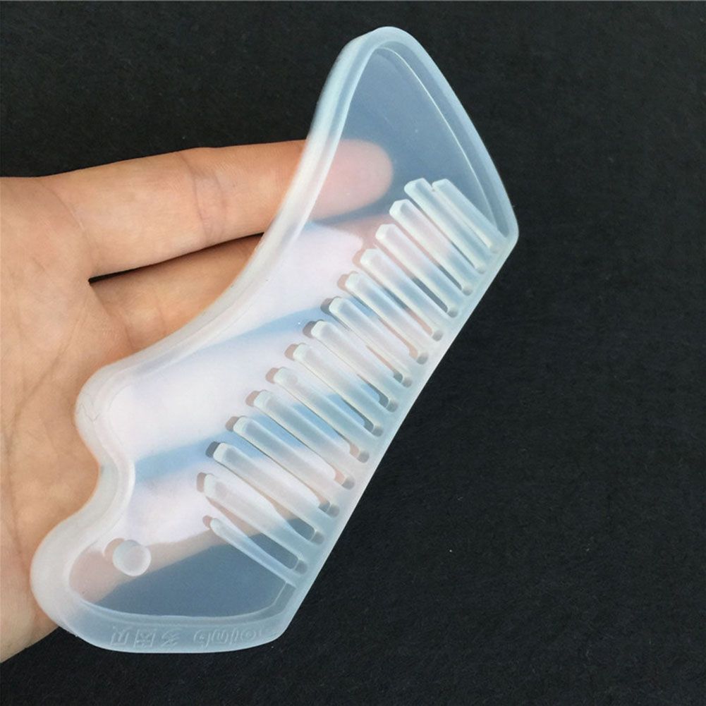 Yfashion UV Resin Silicone Comb Mold Epoxy Resin Molds for DIY Caroon ools Making