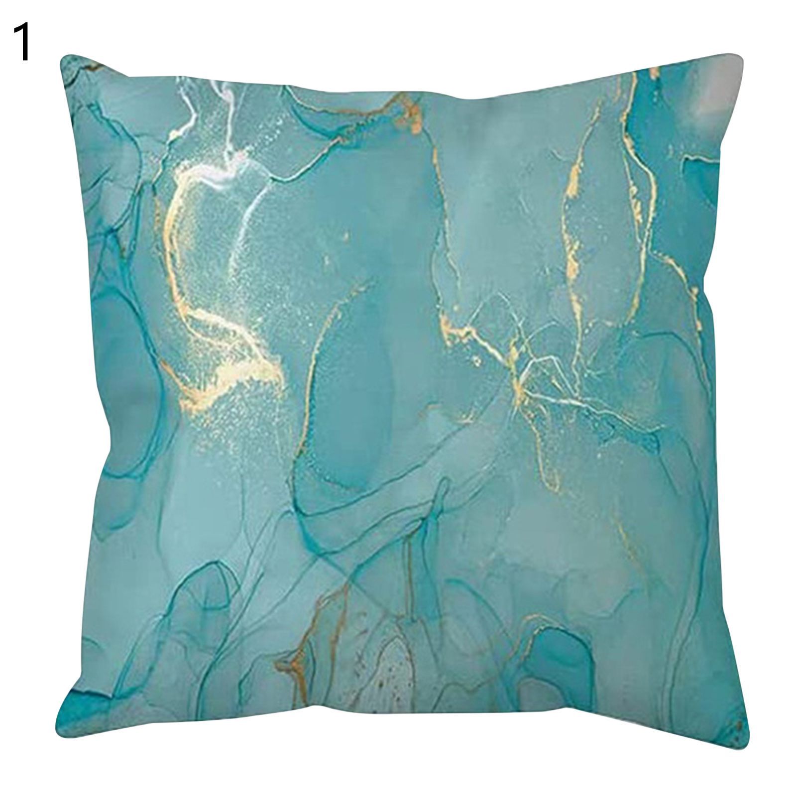 Throw low Cover Shrink Resistant Decorative Marble Stone Printed Throw Cushion Case