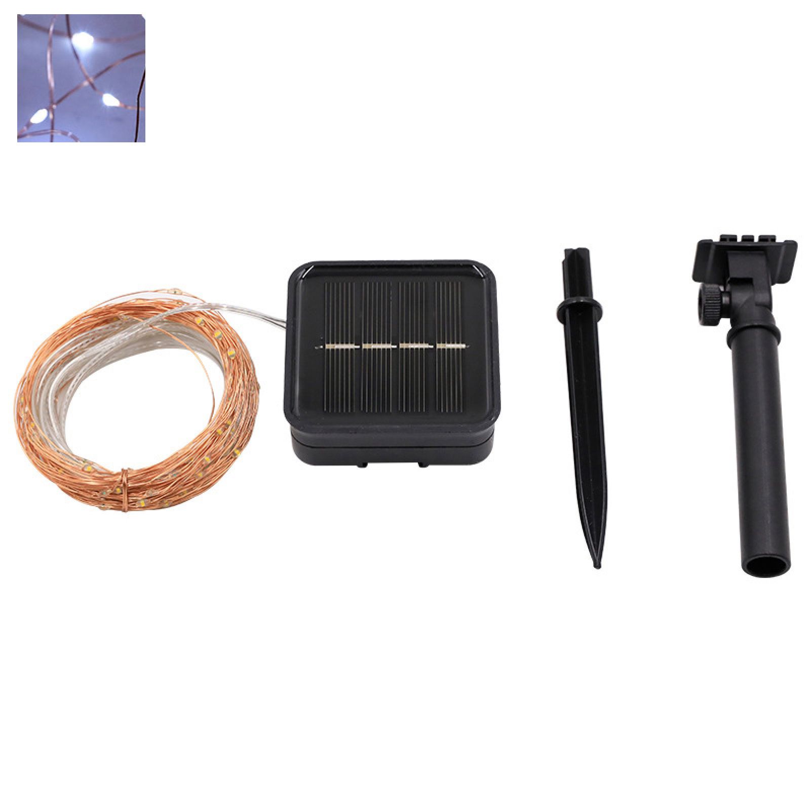 22m 8 Modes Solar Fairy Lights Bright Waterproof Christmas LED String Lights for Room