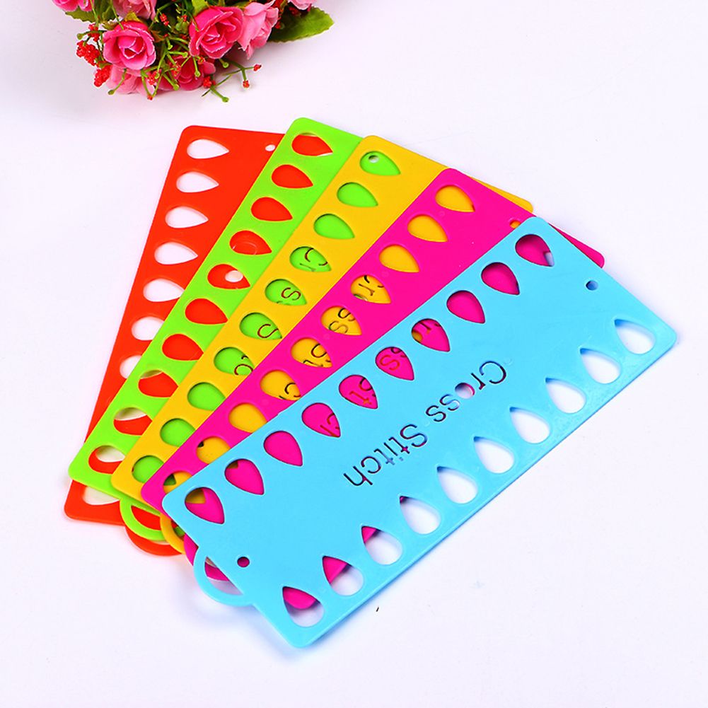 Yfashion 1Pcs Embroidery Floss Organizer Cross Stitch hread Holder Storage ool for Cotton hread Craft DIY Sewing Storage model:Orange