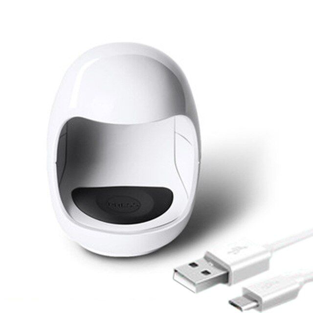 Egg Shape 3W UV LED Lamp for Nail Single Finger Lamp Nail Gel Polish Dryer Drying Machine Smart Sensor USB Connector