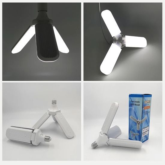 45W Update Design High Power Fan Blade Light For Home 3 Blade