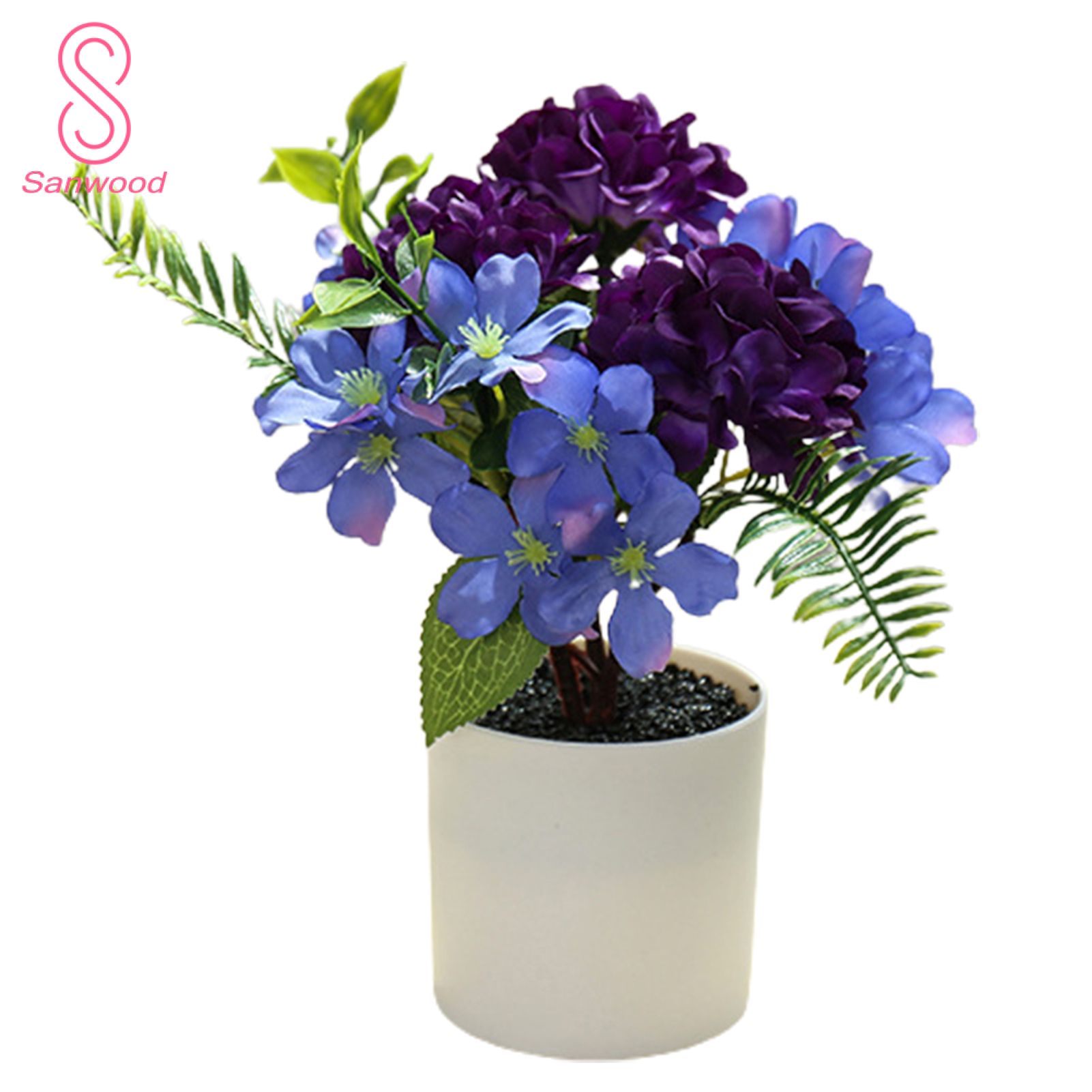 Flowers Potted Nice-looking Decorative Exquisite Artificial Flower