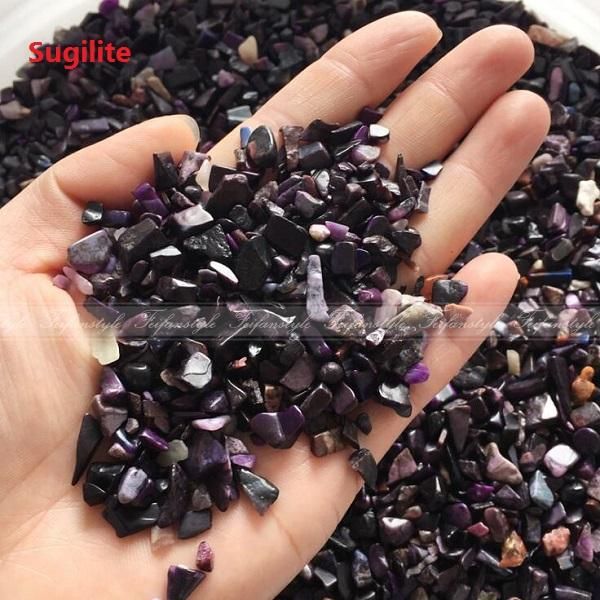 50g Rare Natural Sugilite Quartz Crystal/Zircon Quartz Crystal Stone/Cirtrine Lucky Minerals Natural Quartz Crystal and Stones