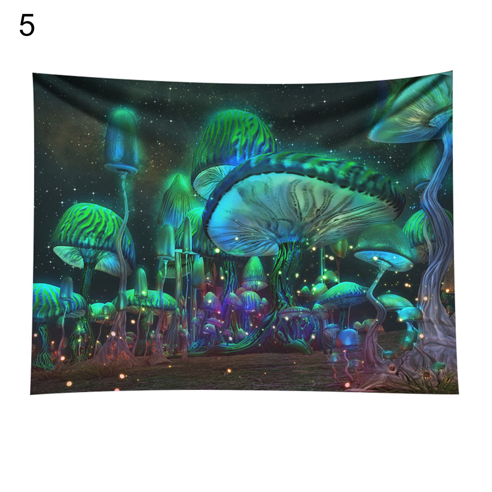 Space-saving Tapestries Exquisite Polyester Wall Mountable 3D Printed Hanging Carpet for Daily Life